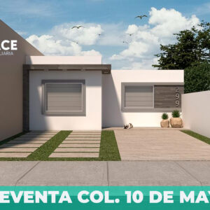 CASA EN VENTA COL. 10 DE MAYO CULIACAN